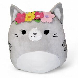 Squishmallows Tally the Gray Tabby Cat 12" Plush